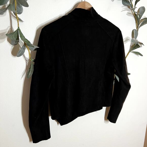 Black Drapey Moto Jacket LAST CALL - Picture 4 of 4